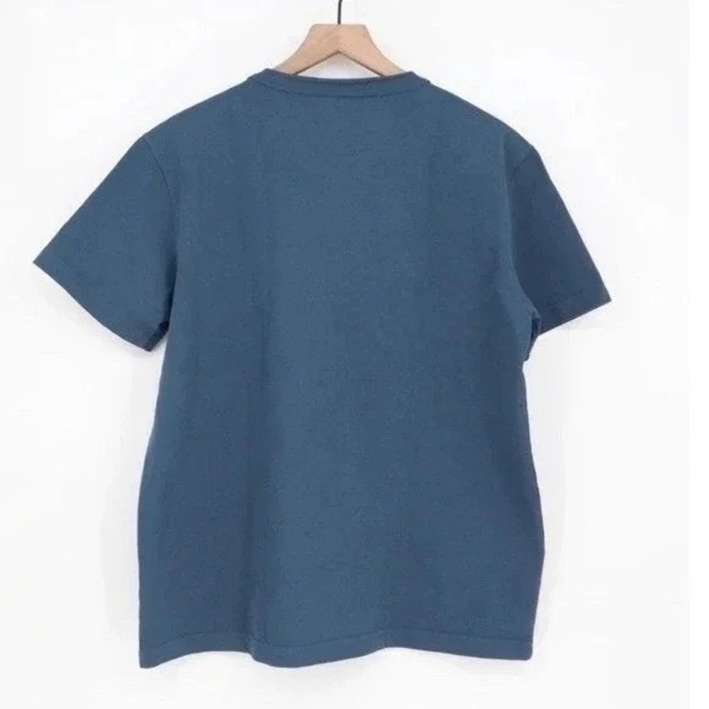 American Giant Everest Tee Shirt Mens XL Blue Ringspun Cotton Jersey Boxy Fit - Picture 5 of 6
